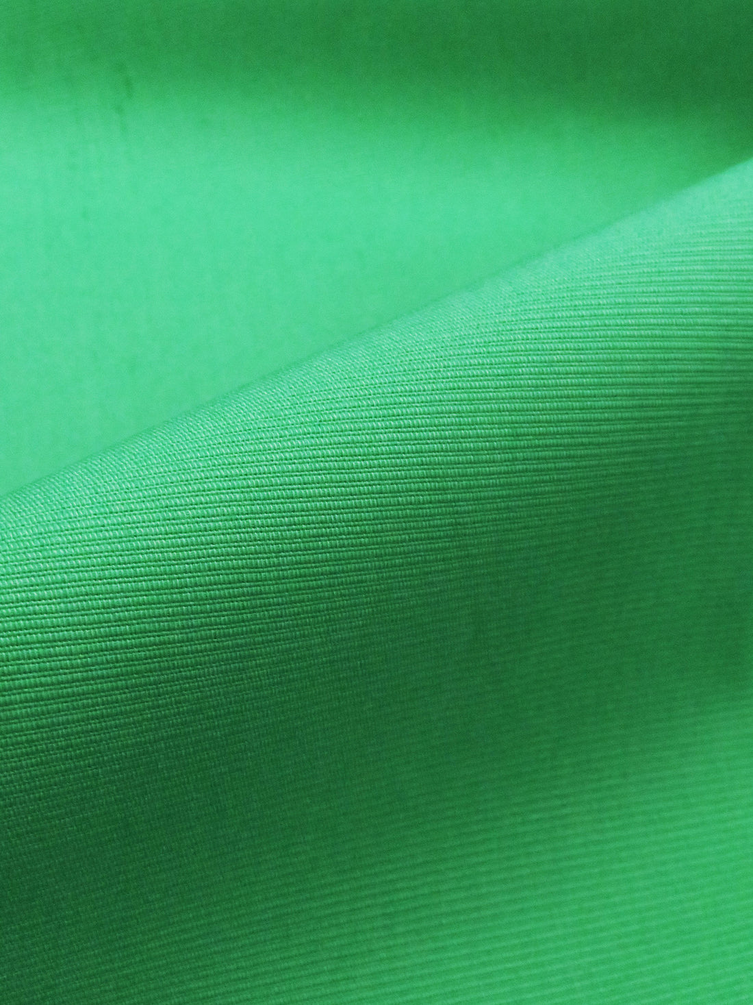 Bright Irish Green 100% Cotton Ottoman Midweight Woven - NY Designer - 58W