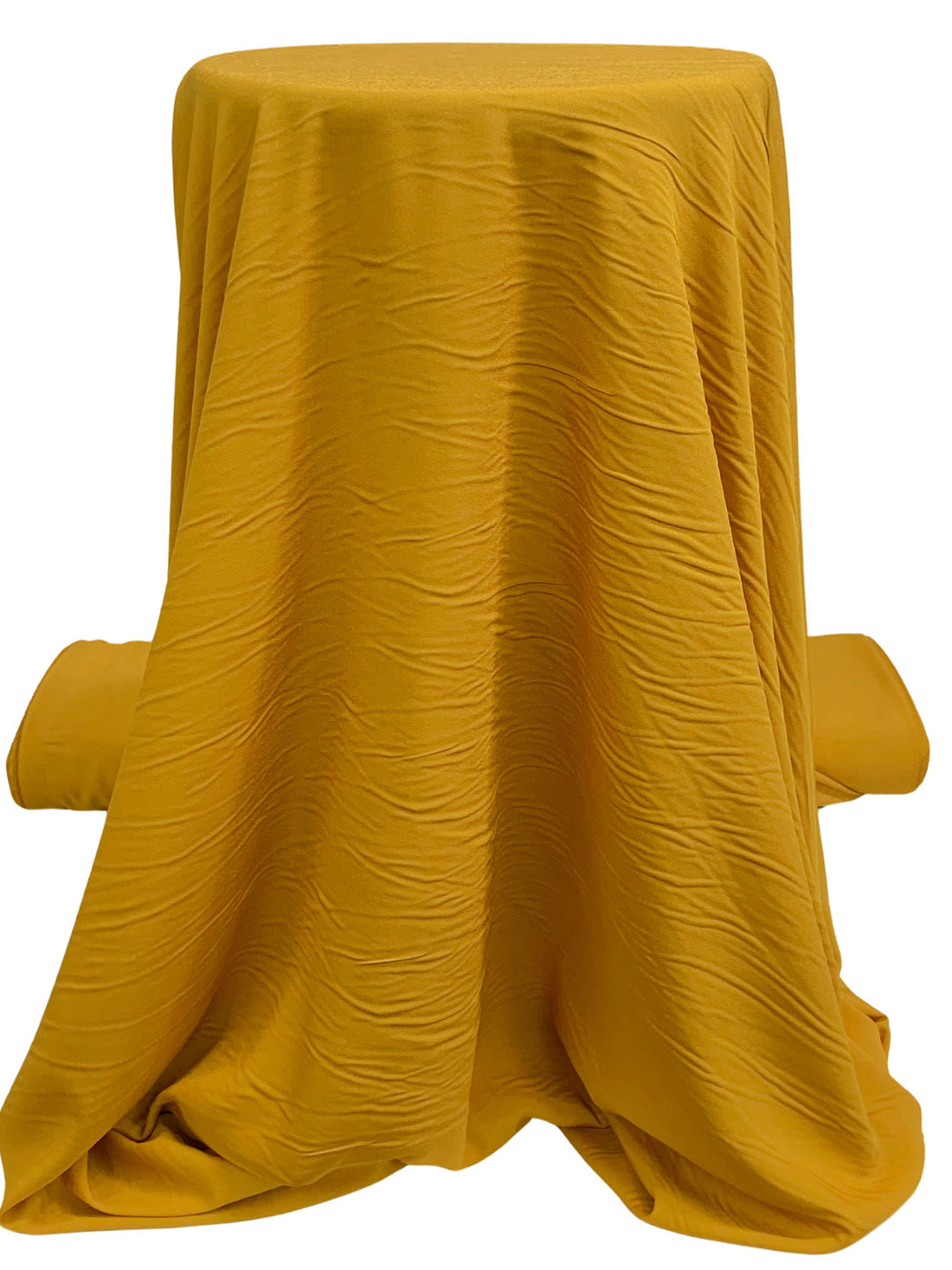 Dark Goldenrod 100% Polyester Crepe de Chine 56W