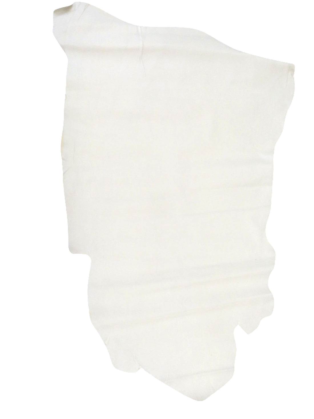 Chalk White 100% Leather Stretch Leather Skin - 4-5 Square Feet - Ralph Lauren