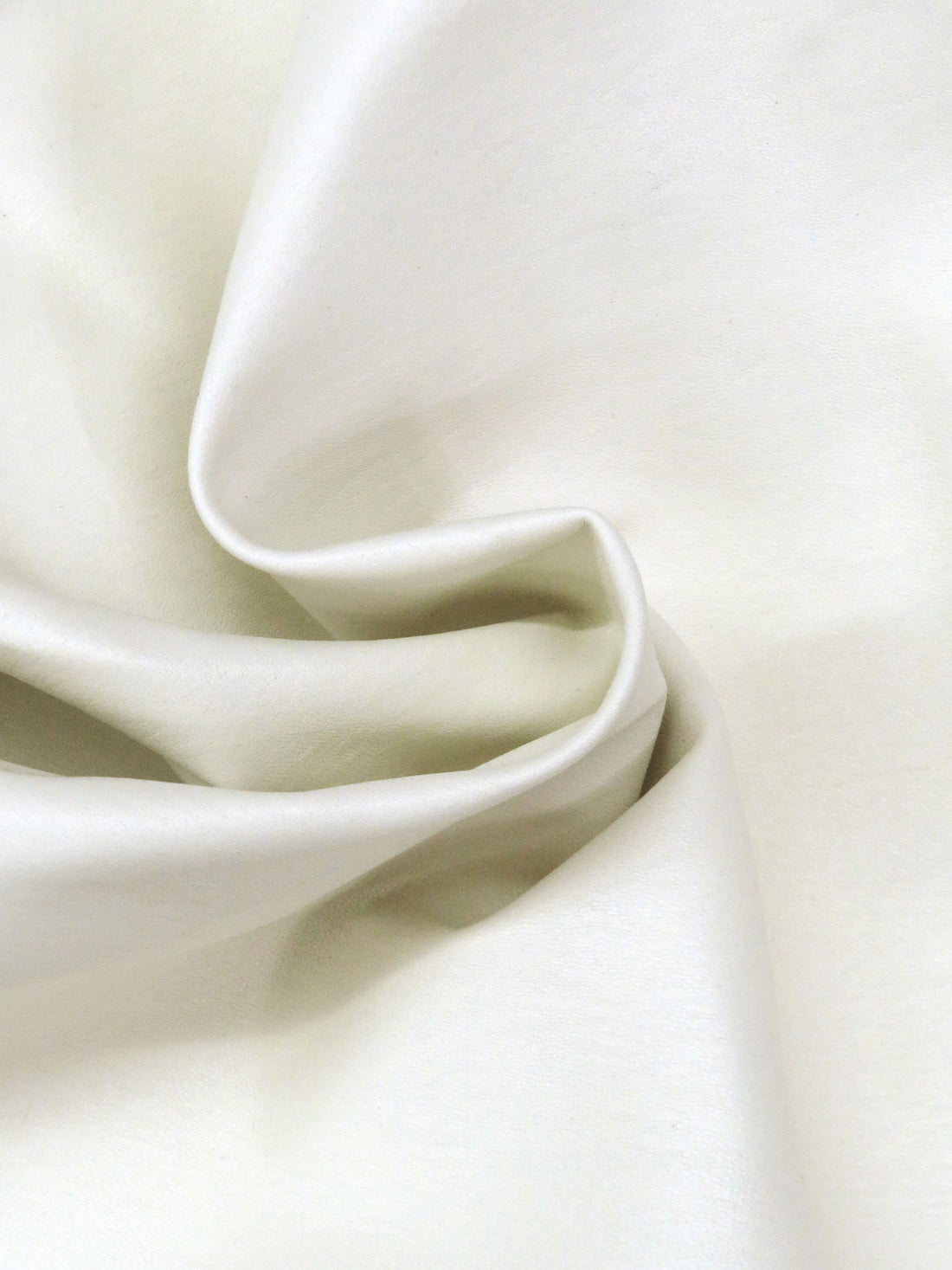 Chalk White 100% Leather Stretch Leather Skin - 4-5 Square Feet - Ralph Lauren