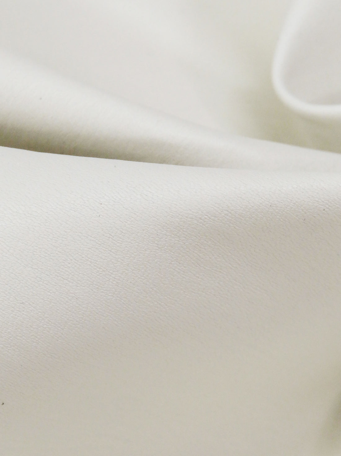 Chalk White 100% Leather Stretch Leather Skin - 4-5 Square Feet - Ralph Lauren