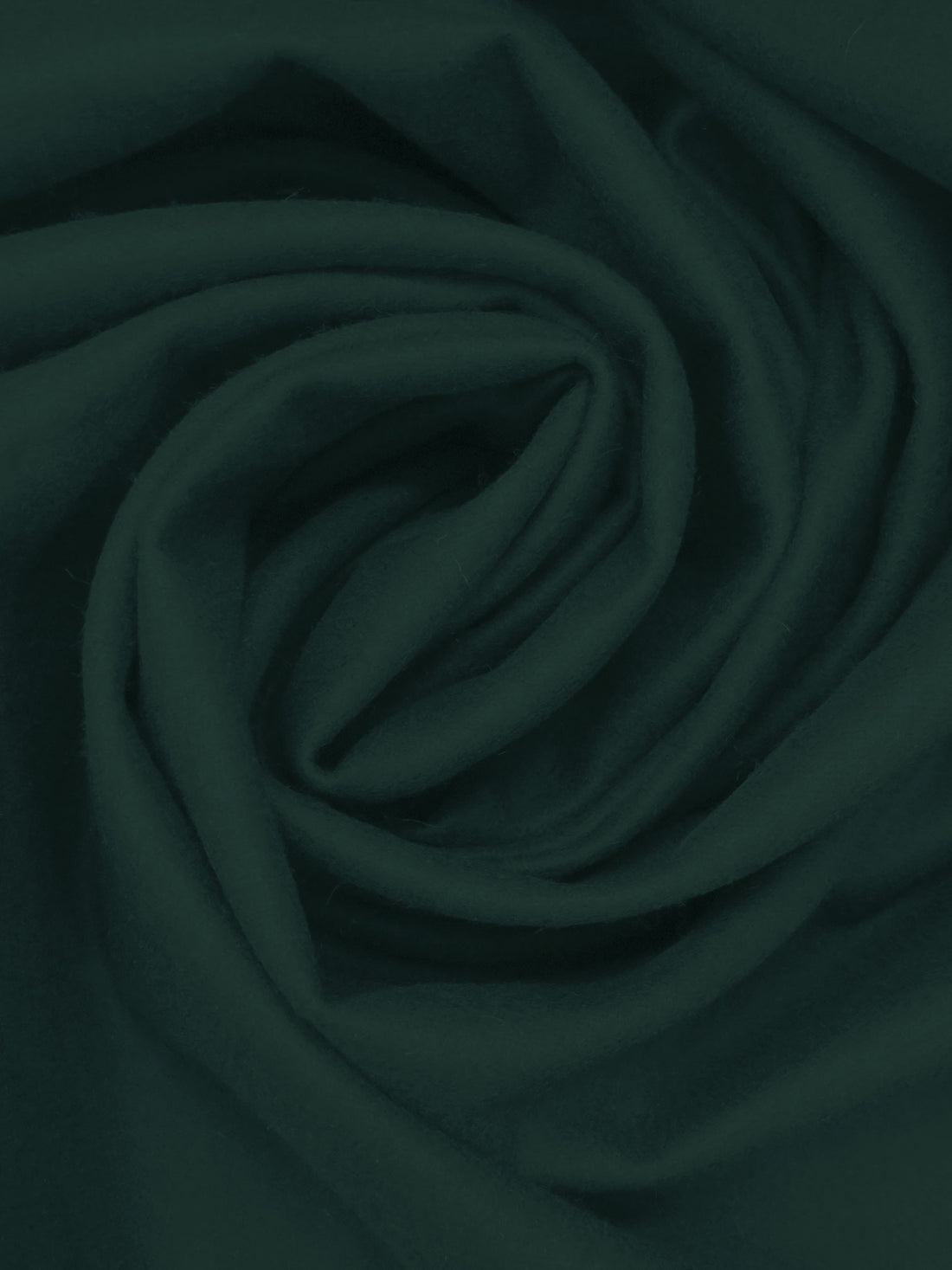 Dark Pine Green Wool/Nylon Melton Coating 59W