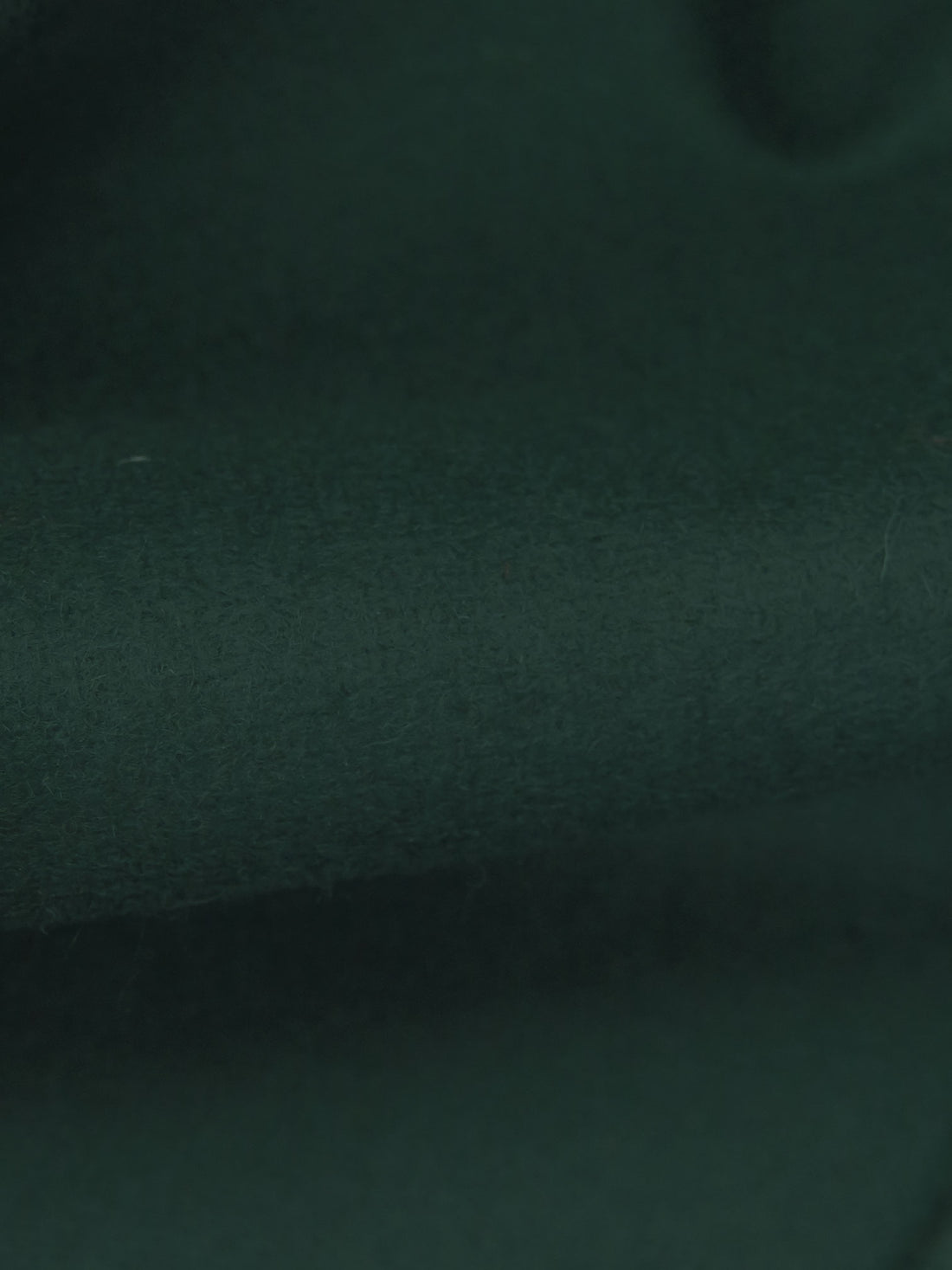 Dark Pine Green Wool/Nylon Melton Coating 59W