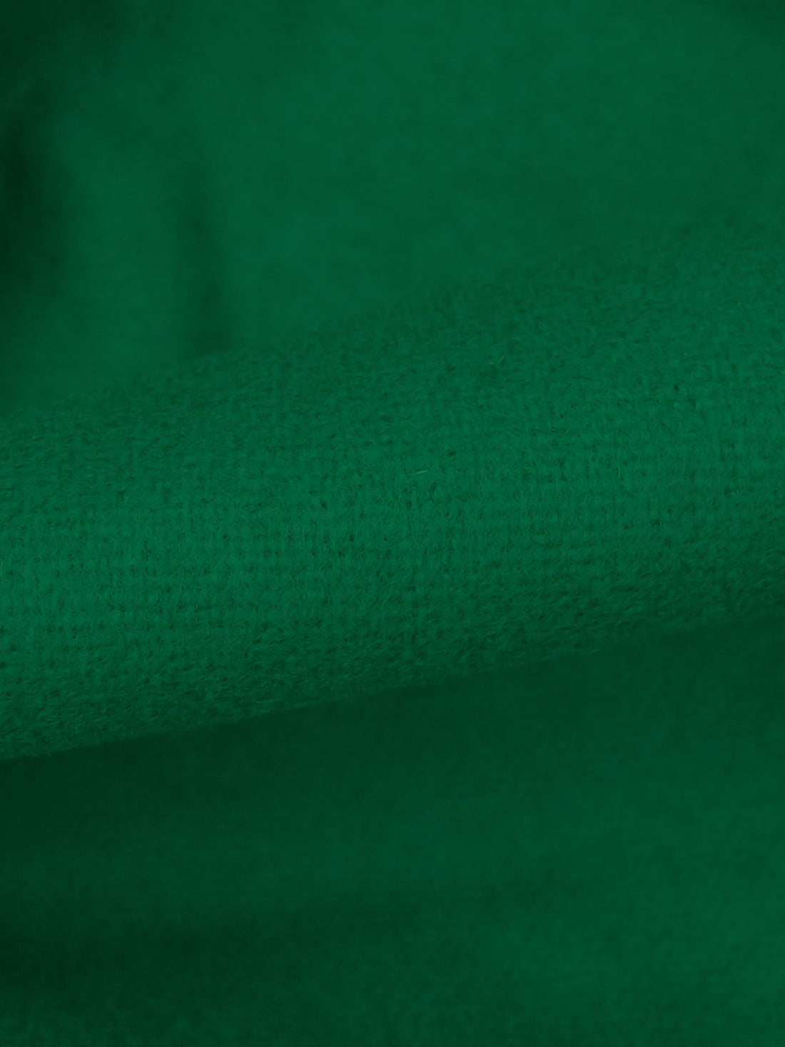Dark Green Wool/Nylon Melton Coating 58W