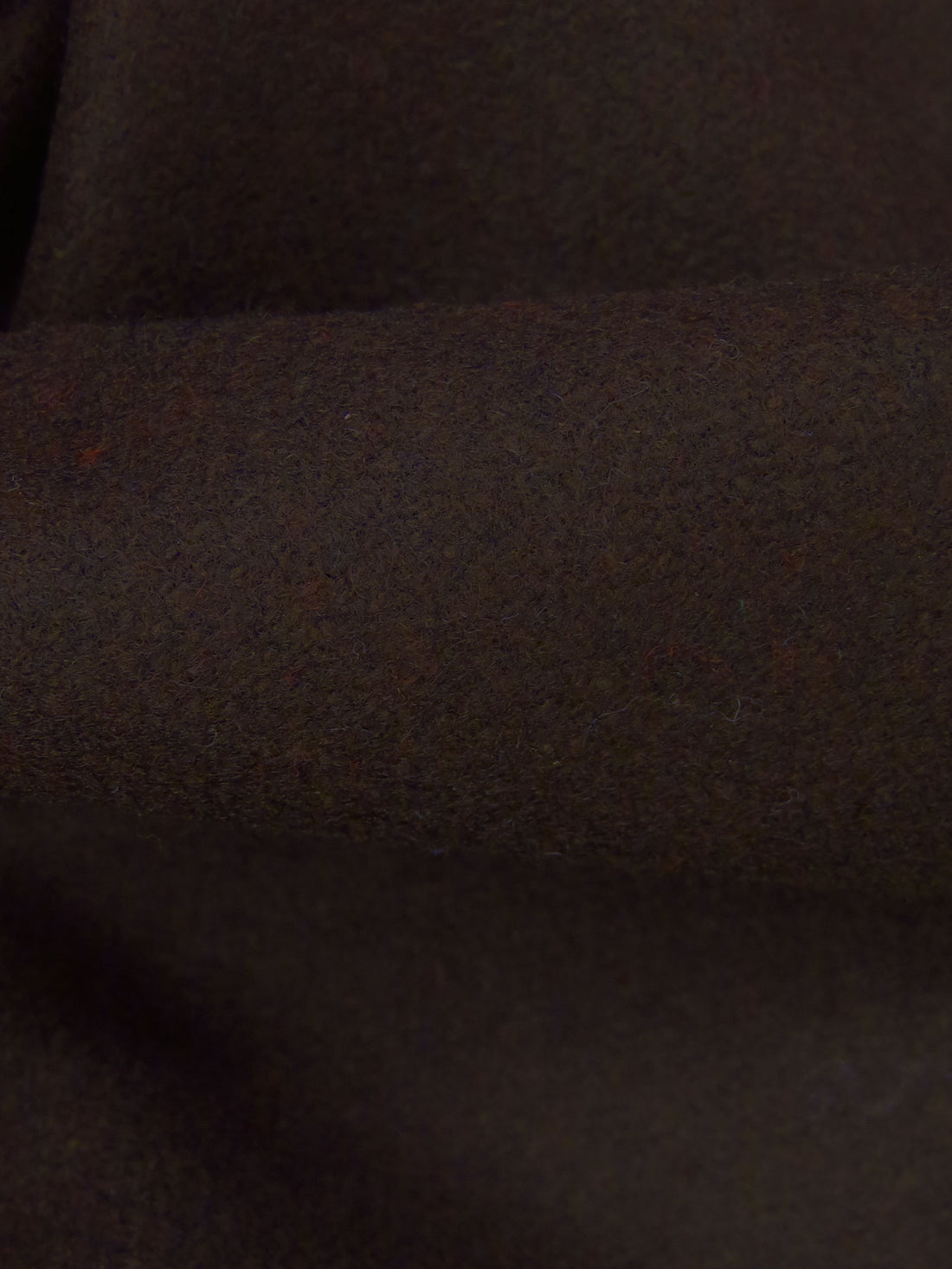 Midnight Brown Wool/Nylon Melton Coating 61W