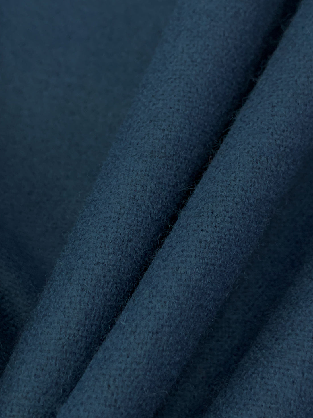 Slate Blue Wool/Nylon Melton Coating 60W