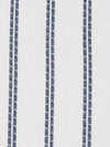 White/Dark Navy 100% Rayon Vertical DKNY Stripe Print Voile - NY Designer - 50W