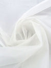 White 100% Silk Organza 53W