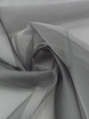 Aluminum Gray 100% Silk Organza 41W