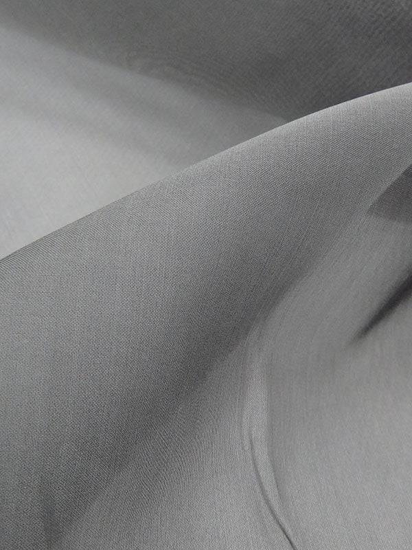 Aluminum Gray 100% Silk Organza 41W