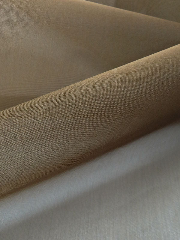 Metallic Bronze 100% Silk Organza 42W