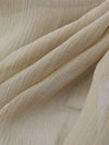 Muted Desert Tan 100% Silk Crinkle Chiffon 42W