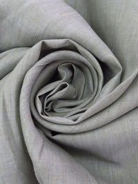 Silver/Taupe 100% Linen Cross-Dyed Shirt-Weight Woven - European Mill - 58W