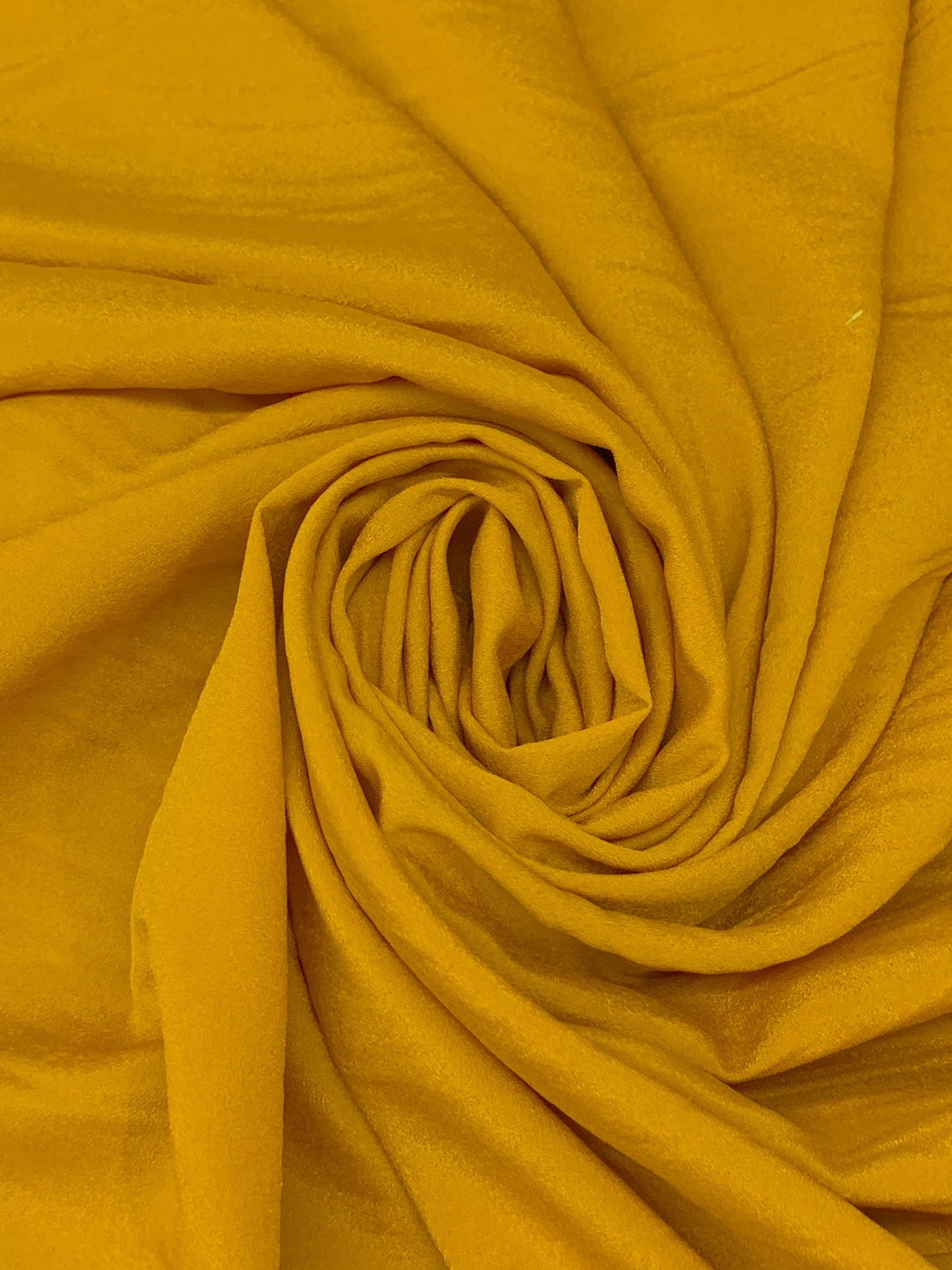 Dark Goldenrod 100% Polyester Crepe de Chine 56W