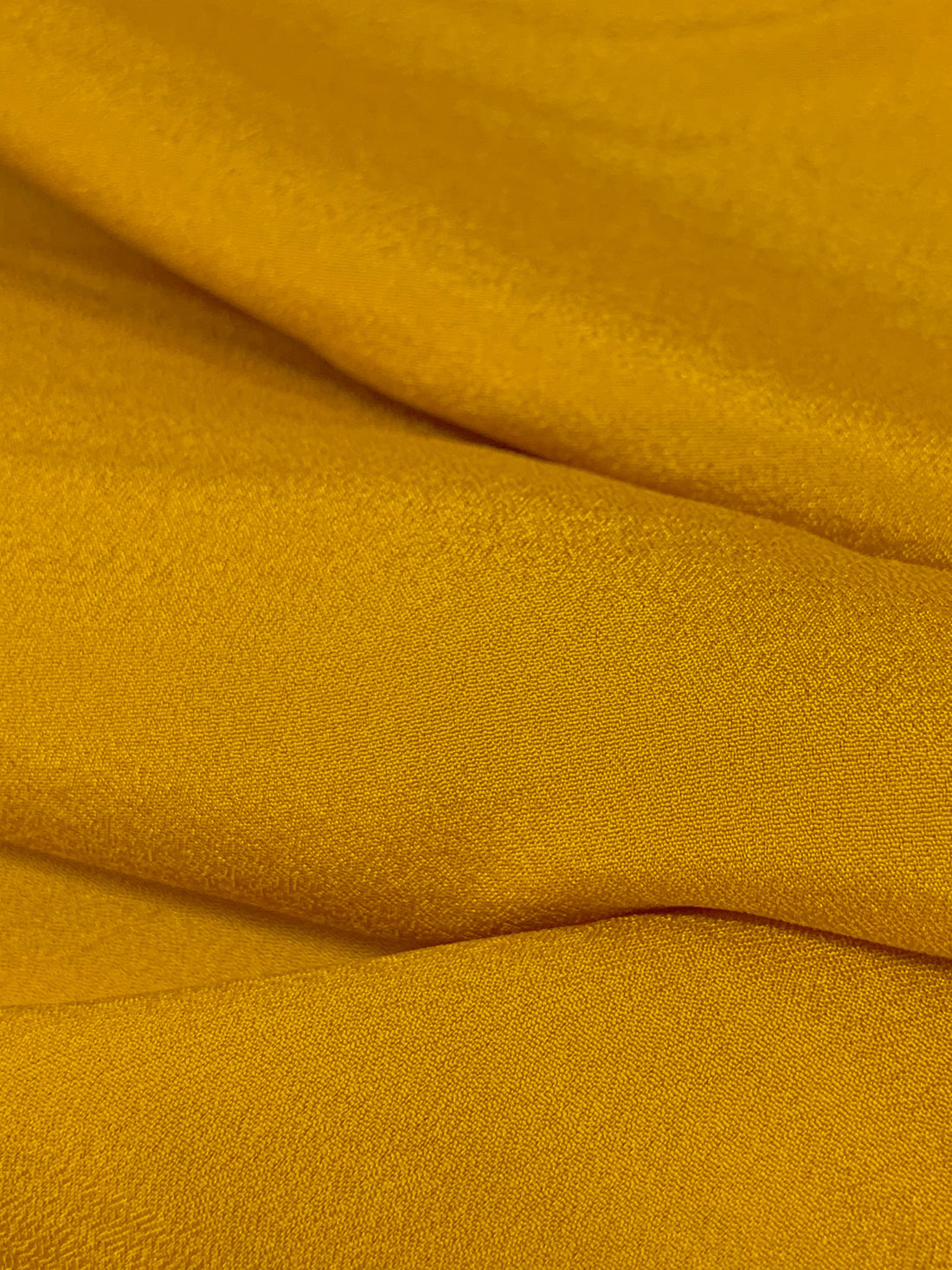 Dark Goldenrod 100% Polyester Crepe de Chine 56W