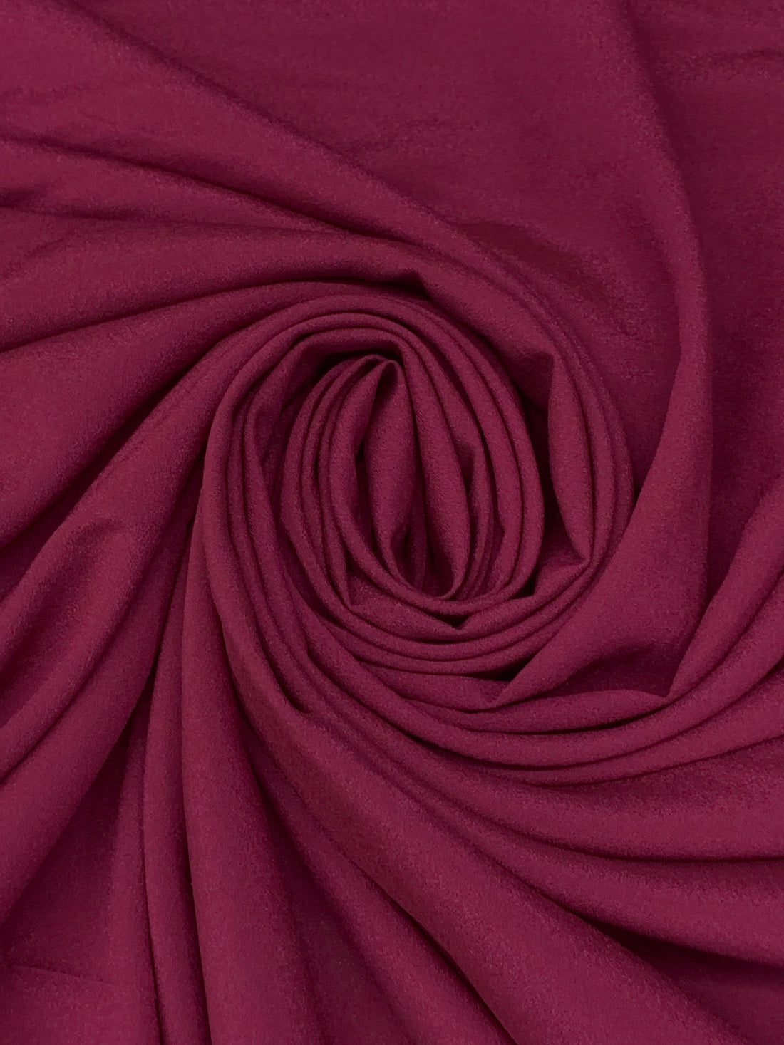 Dark Raspberry Pink 100% Polyester Crepe de Chine 57W
