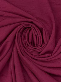 Dark Raspberry Pink 100% Polyester Crepe de Chine 57W