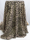 Palm Desert Tan/Black 100% Rayon Animal Print Crepe Blouse Weight Woven 50W