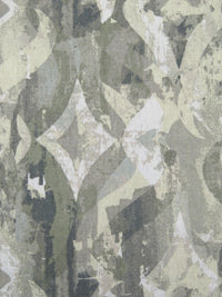 Warm Gray/White/Cream/Multi 100% Cotton Abstract Grunge Print Canvas 55W