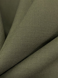 Olive Grove 100% Worsted Wool Plain Weave Suiting 57W