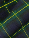 Navy Blue/Dark Jungle Green/Lemon 100% Cotton Tartan Plaid Shirting 60W