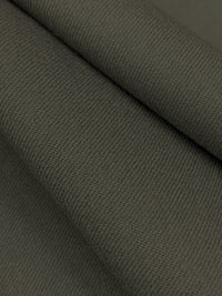 Burnished Pewter 100% Wool Twill Flannel Suiting 60W