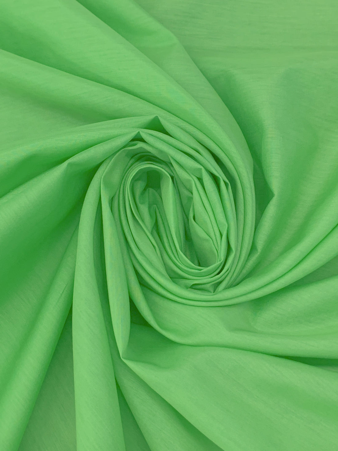 Iguana Green Cotton/Silk Lawn - NY Designer - 54W