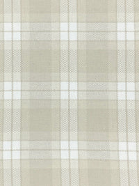 Earthen Cream/White/Dusty Vanilla 100% Cotton Yarn-Dyed Plaid Suiting - NY Designer - 58W