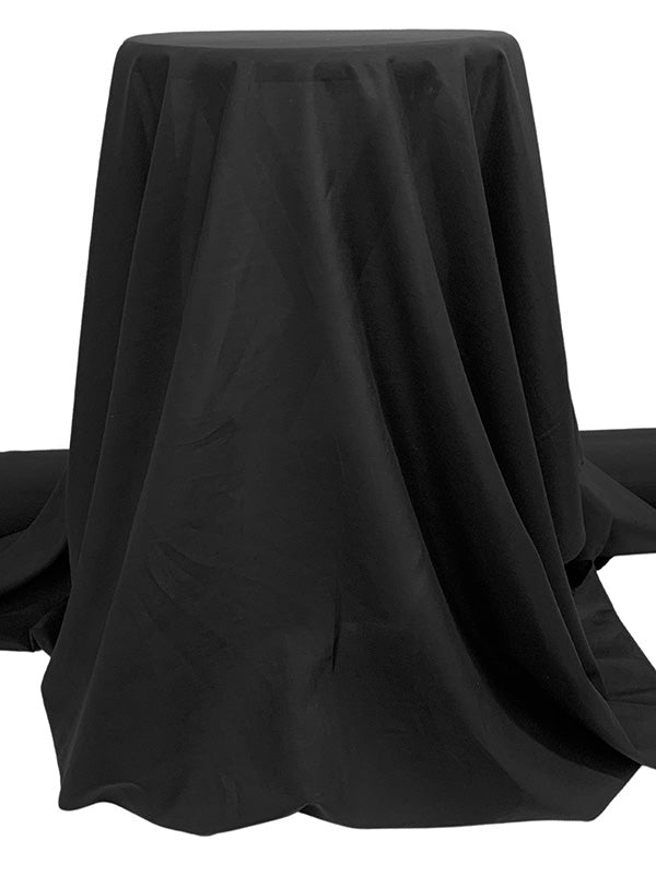 Onyx Black Cotton/Silk Voile 54W