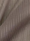 Dusty Mauve Purple Silk/Nylon Vertical Satin Stripe Burnout Chiffon 52W