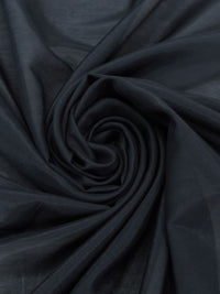 Muted Midnight Navy Cotton/Silk Voile 53W