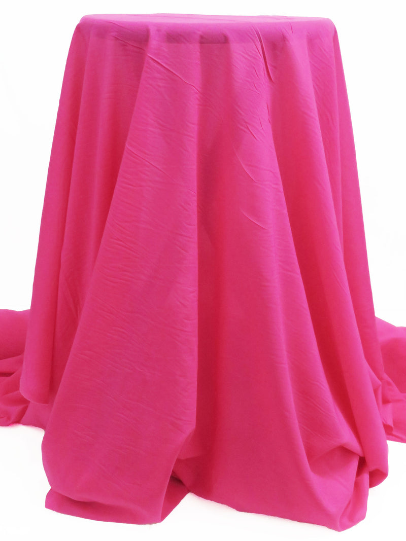 Hot Magenta Pink Nylon/Silk/Spandex Stretch Voile 51W