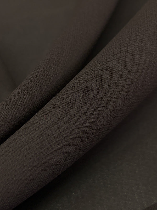 Muted Espresso Nylon/Silk/Spandex Stretch Voile 40W