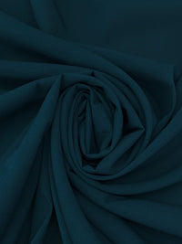 Midnight Aqua Nylon/Silk/Spandex Stretch Voile 45W