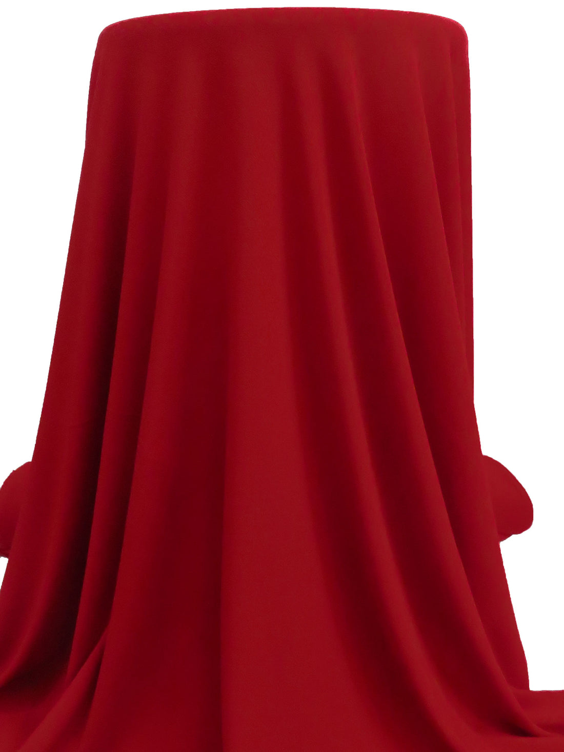 Dark Red Polyester/Lycra Crepe ITY Knit 58W