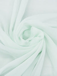 Pale Sea Glass 100% Silk Crinkle Chiffon 49W