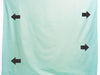 SOLD AS IS ONLY - Sea Glass/Sky Blue Cotton/Silk Voile 52W