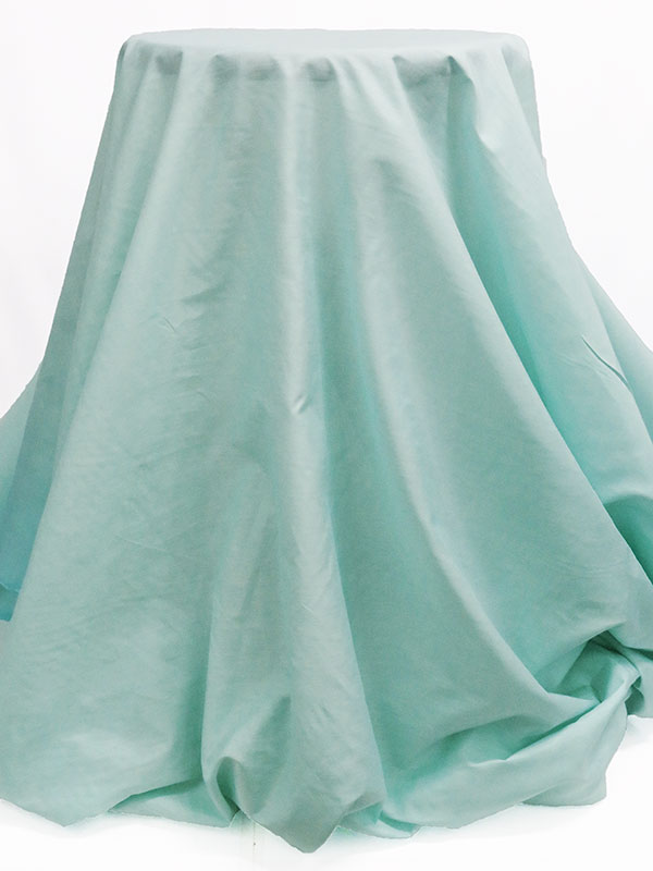 SOLD AS IS ONLY - Sea Glass/Sky Blue Cotton/Silk Voile 52W