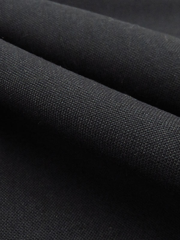 Cauldron Black Wool/Nylon Plain Weave Suiting 62W