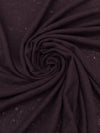 Plum 100% Wool Distressed-look Knit - Imported From Italy - 52W