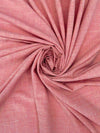 New York Pink Polyester/Silk/Linen Crosshatch Suiting - Imported From Italy - 60W