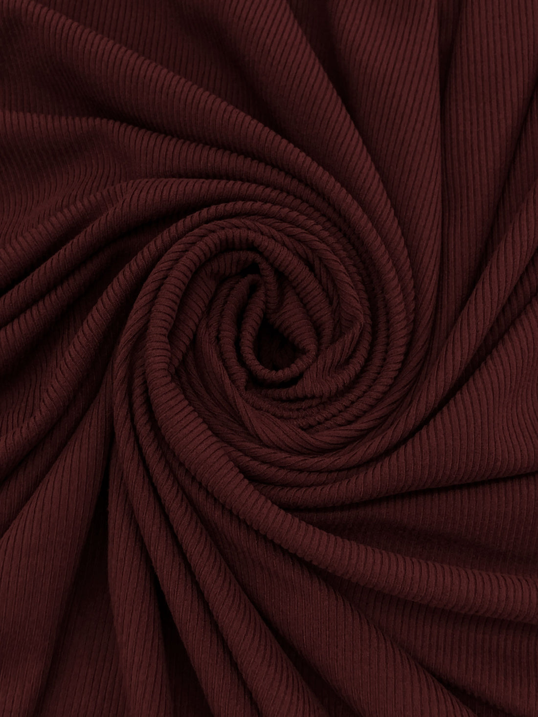 Royal Garnet Polyester/Rayon/Lycra Brushed Rib Knit 56W