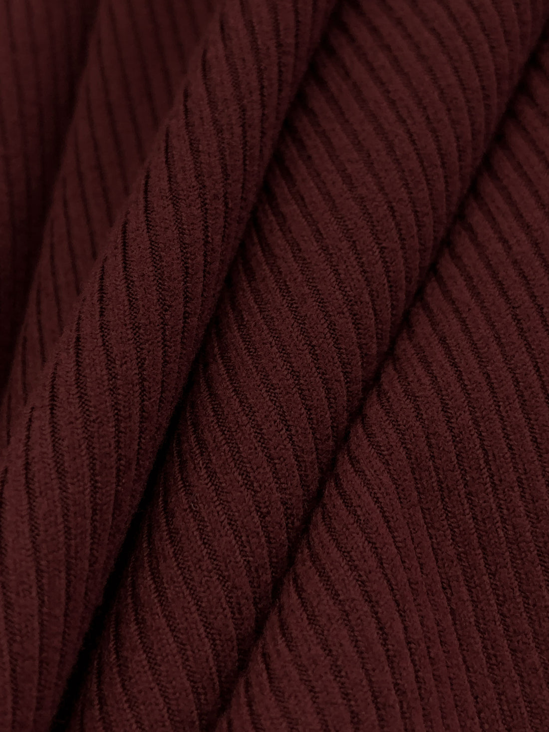 Royal Garnet Polyester/Rayon/Lycra Brushed Rib Knit 56W