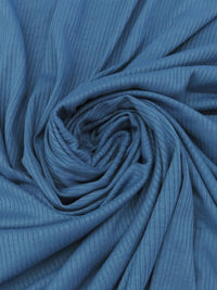 Iron Blue Polyester/Rayon/Lycra Rib Knit 52W