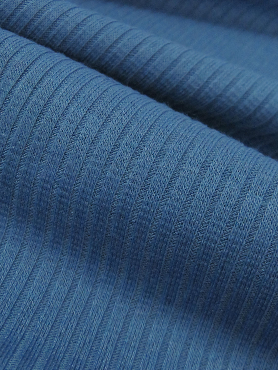 Iron Blue Polyester/Rayon/Lycra Rib Knit 52W