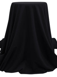 SOLD AS IS ONLY - Cool Black Nylon/Lycra Swim/Activewear Knit 60W