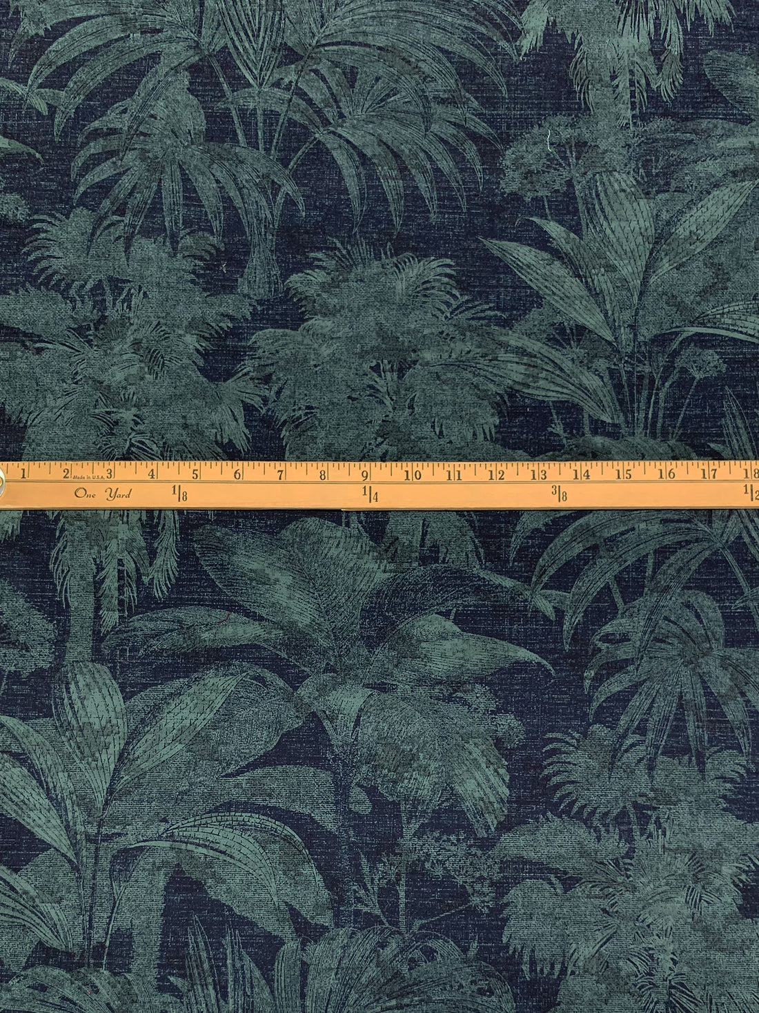 Alpine Evergreen/Steel Teal/Black/Multi 100% Cotton Double-Faced Camouflage Floral Print Poplin - Imported From Japan By NY Designer - 45W
