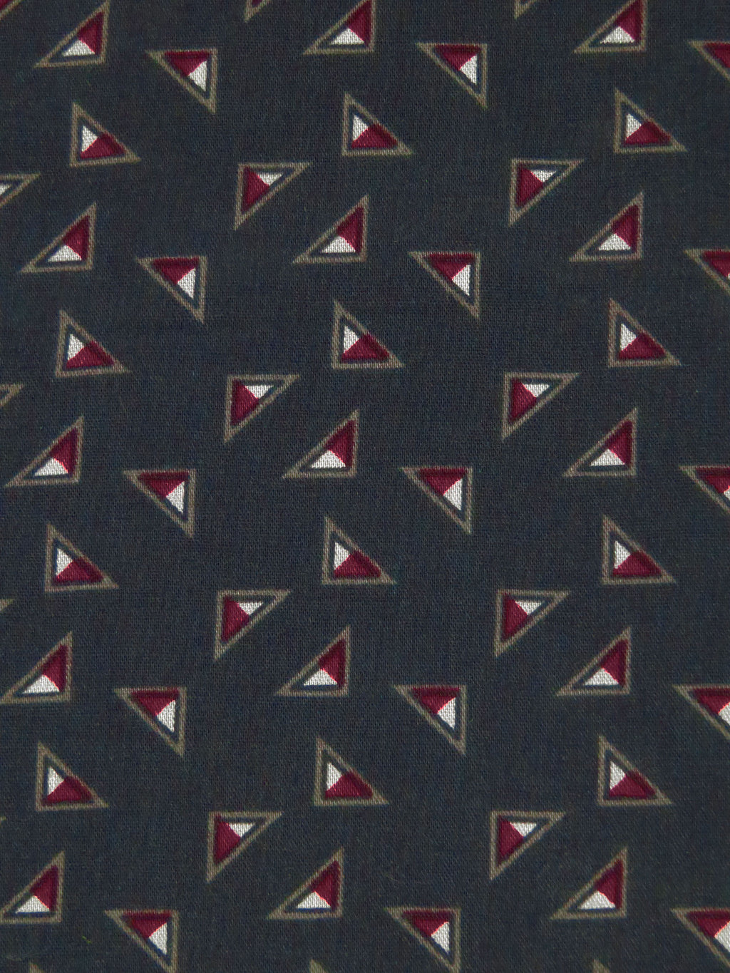 Muted Midnight Navy/Light Gray/Dark Burgundy/Multi Cotton/Rayon Triang ...