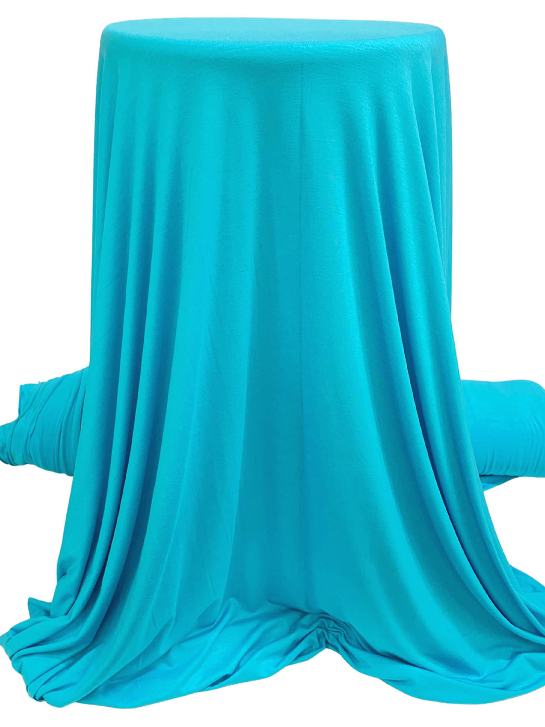 Caribbean Blue Rayon/Spandex Jersey Knit 58W