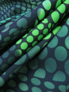 Sour Apple/Space Blue/Tree Frog/Multi Polyester/Spandex Abstract Geometric Print Activewear Knit - Elite Sportswear - 56W